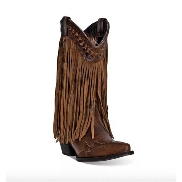 dingo Shoes - Dingo Heart Throb Fringe Cowboy Boots Size 6